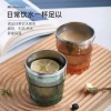 Light luxury creative Northern European crystal transparent stainless steel water cup, tea cup, beverage coffee cup, household leisure heat-insulating cup, single set Specification image